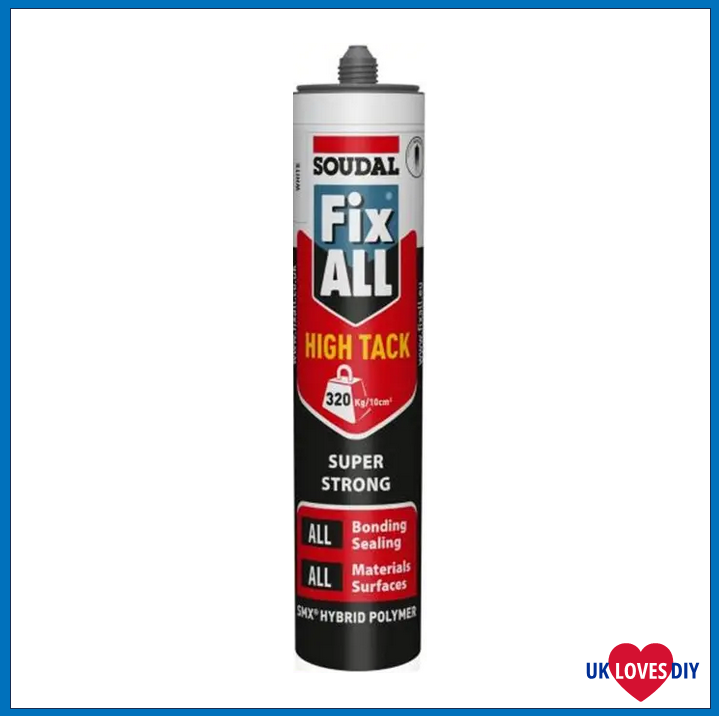 SOUDAL FIXALL WHITE SEALANT GLUE 290ML