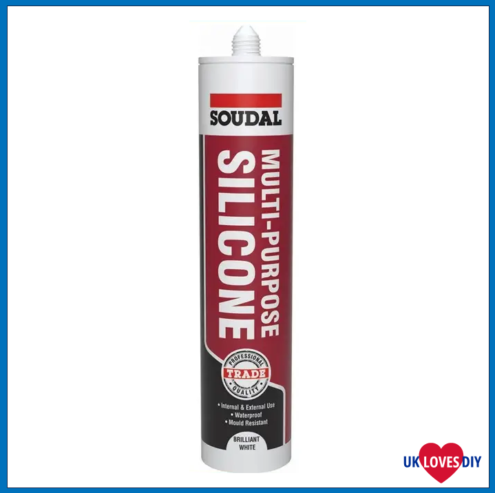 SOUDAL MULTI PURPOSE SILICONE WHITE 270ML